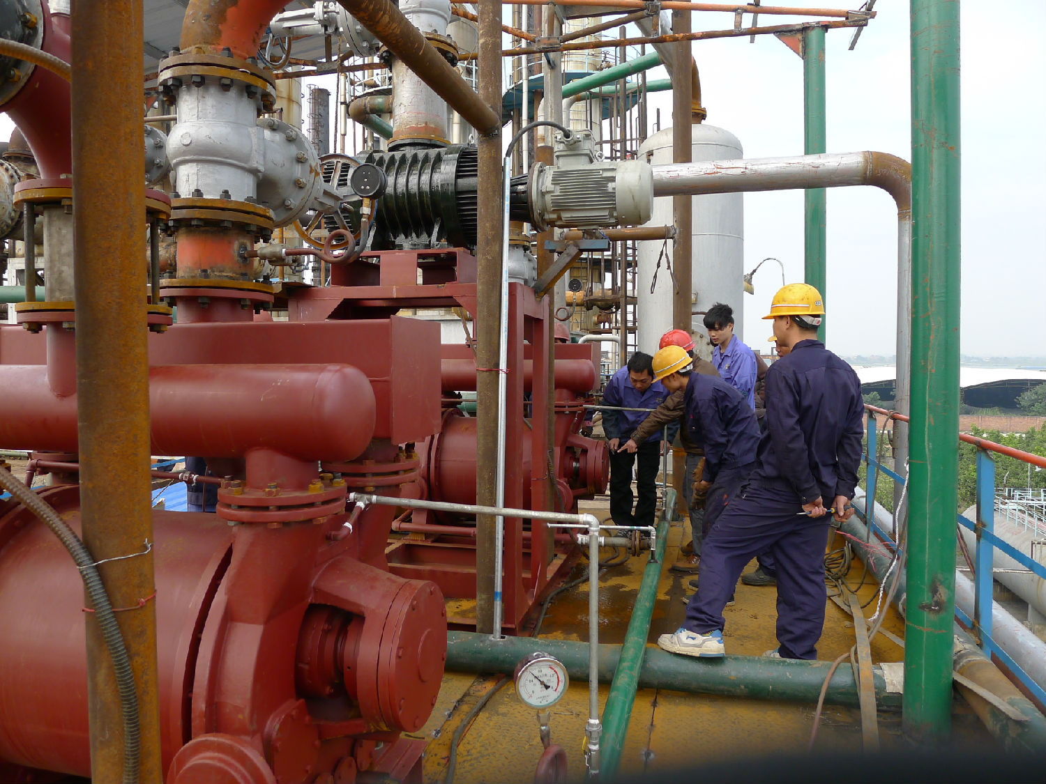 2BE1 253A水環(huán)真空泵安裝過(guò)程