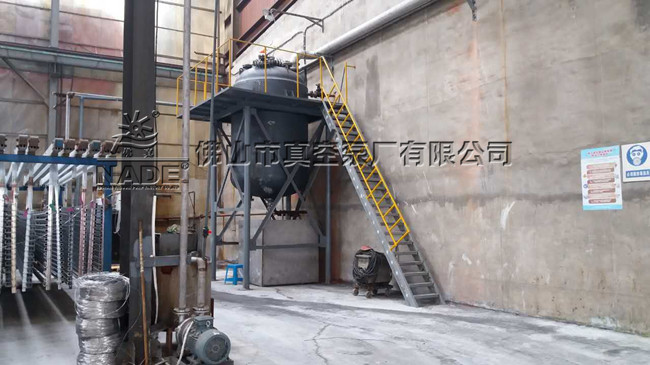 廢液處理系統(tǒng)的反應(yīng)釜正確安裝現(xiàn)場(chǎng)圖 廢液處理系統(tǒng)的反應(yīng)釜正確安裝現(xiàn)場(chǎng)圖